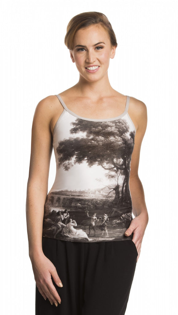 Cami Top with Baroque Garden Print - AW304BG