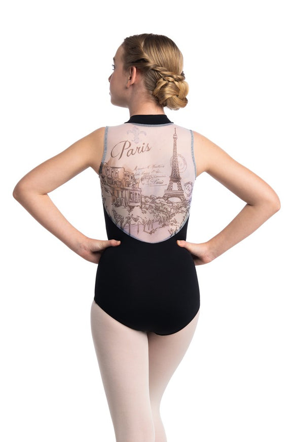 Girls Zip Front with Paris Print New - AW1062PRN G