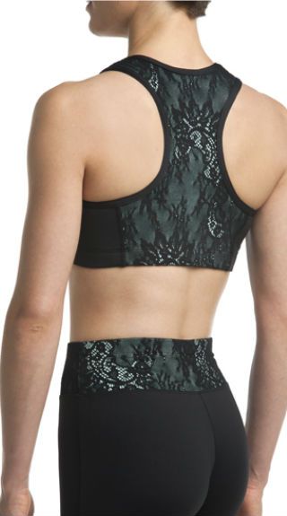 Crop Racer-Back Top with Kara Lace - AW310KL