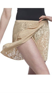 Girls 13" Wrap Skirt in Lark Lace - AW501LK G