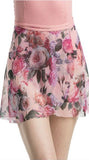 Girls 13" Wrap Skirt in Soft Floral Print - AW501SF G