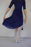 25" Long Wrap Skirt in Kara Lace - AW512KL